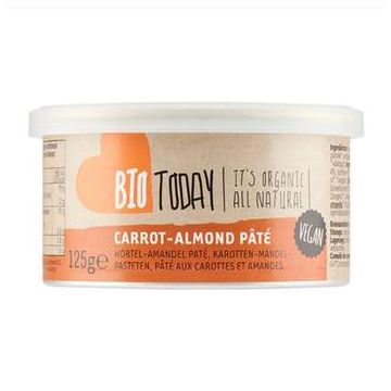 Crema vegana Bio cu morcovi si migdale, 125 g, Bio Today