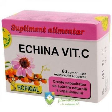 Echina Vit.C 60 comprimate masticabile