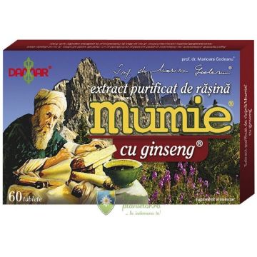 Mumie Extract de rasina cu Ginseng 60 tablete