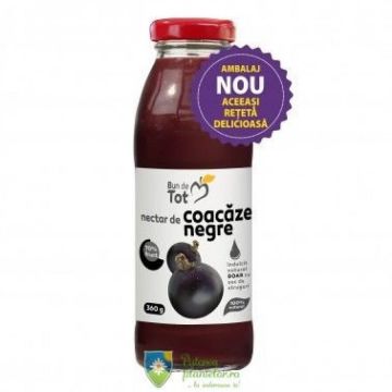 Nectar de coacaze negre fara zahar 300 ml