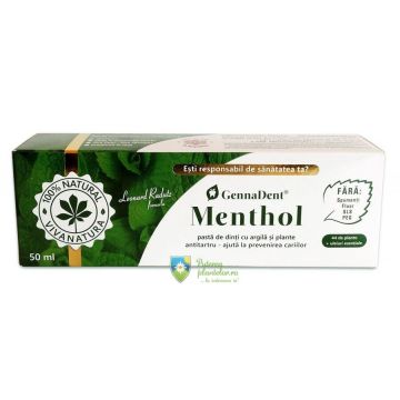 Pasta de dinti GennaDent Menthol 50 ml