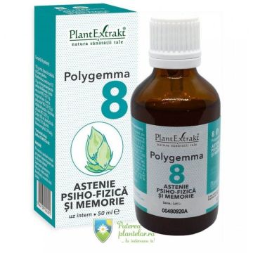 Polygemma 8 Astenie psiho-fizica si memorie 50 ml