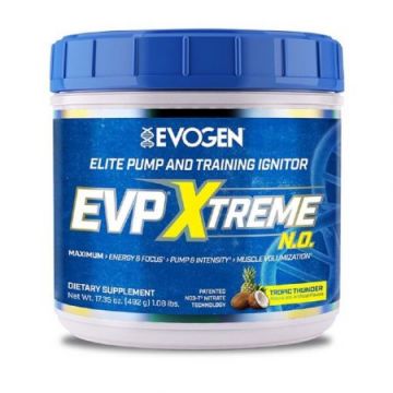 Pre Workout EVP Xtreme, Tropic Thunder, 480 g, Evogen