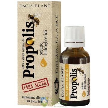 Propolis fara alcool extract natural cu picurator 20 ml