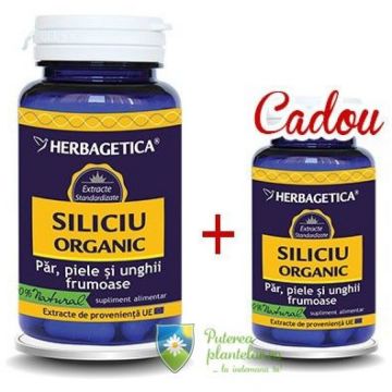 Siliciu Organic 60 cps + 10 cps Cadou Siliciu Organic 60 cps + 10 cps Cadou