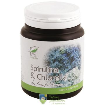 Spirulina si Chlorella 200mg 150 capsule