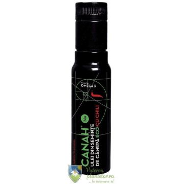 Ulei de canepa ecologic cu chili 100 ml