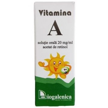 Vitamina A Solutie Uleioasa - 10ml, Biogalenica