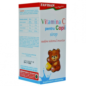 Vitamina C pentru copii sirop 100 ml