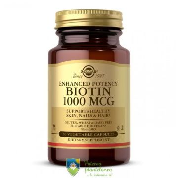 Biotin 1000 mcg 50 capsule vegetale