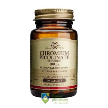 Chromium (Crom) Picolinate 100mg 90 tablete