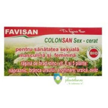 Colonsan Sex Cerat Supozitoare 10*1,9g