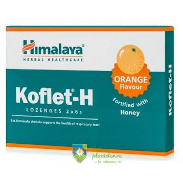 Koflet-H Portocale 12 comprimate pentru supt