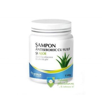 Sampon antiseboreic cu sulf si aloe 150 gr