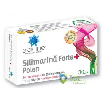 Silimarina Forte + polen 30 comprimate
