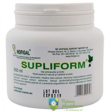 Supliform Gel anticelulitic 500 ml