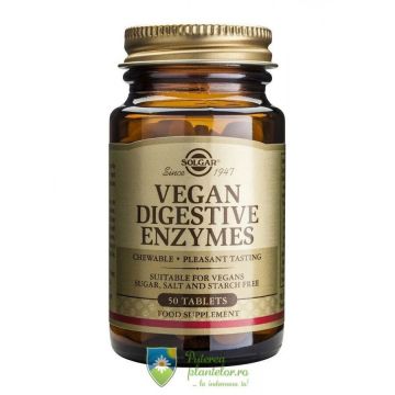 Vegan Digestive Enzymes 50 tablete