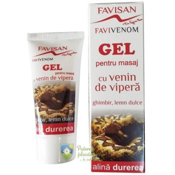 Gel masaj cu Venin de vipera Favivenom 50 ml