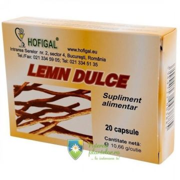 Lemn dulce 20 capsule