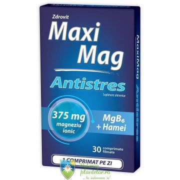 MaxiMag Antistres 30 comprimate