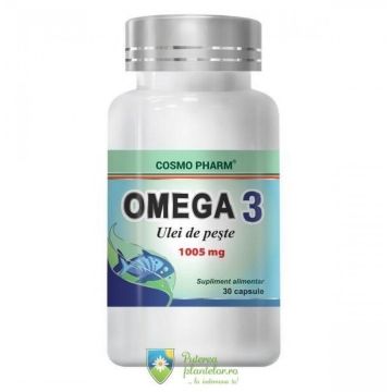 Omega 3 ulei de peste 1005mg 30 capsule