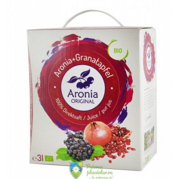 Suc Bio pur de Aronia si Rodie 3 l