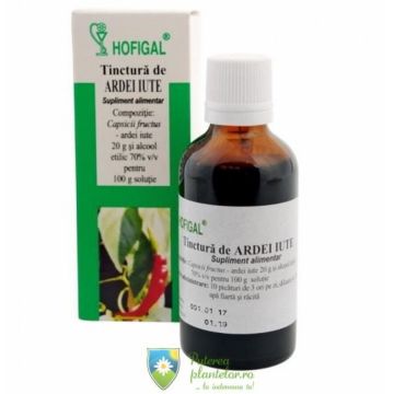 Tinctura de Ardei Iute 50 ml