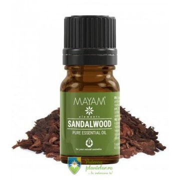Ulei Esential Pur Lemn de Santal 2 ml