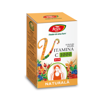 Vitamina C 1000 Naturala 10 plicuri solubile*5 gr