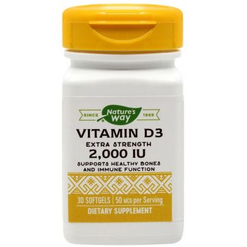 Vitamina D3 2000UI 30 capsule Secom