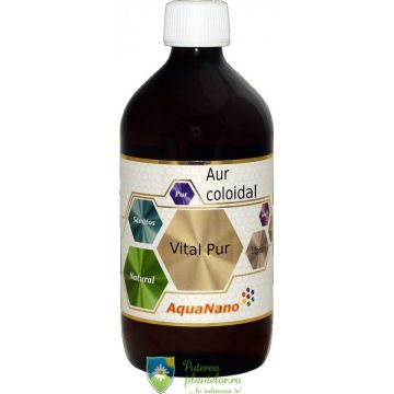 Aur coloidal AquaNano Vital Pur 10ppm 480 ml