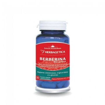 Berberina bio activa 30 capsule