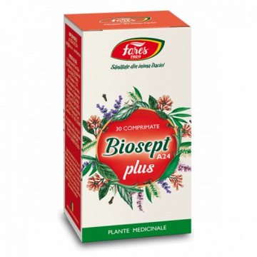 Biosept Plus (A24), 30 comprimate, Fares