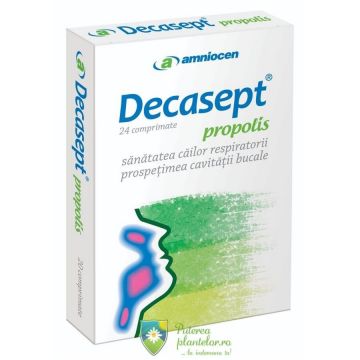 Decasept propolis 24 comprimate