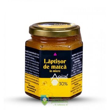 Laptisor de matca in miere 30% ApicolScience 225 gr