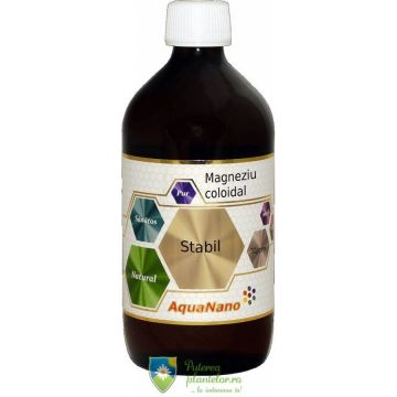 Magneziu coloidal AquaNano Stabil 50ppm 480 ml Magneziu coloidal AquaNano Stabil 50ppm 480 ml