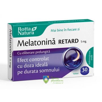 Melatonina Retard 5mg 30 tablete