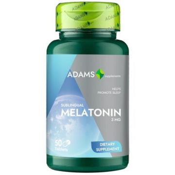 Melatonina Sublinguala 3mg 50 tablete