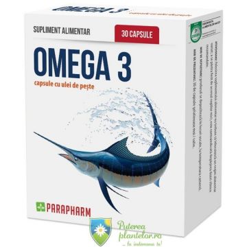 Omega 3 ulei de peste 30 capsule