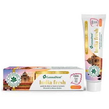 Pasta de dinti naturala cu Neem si Turmeric India Fresh 80 ml