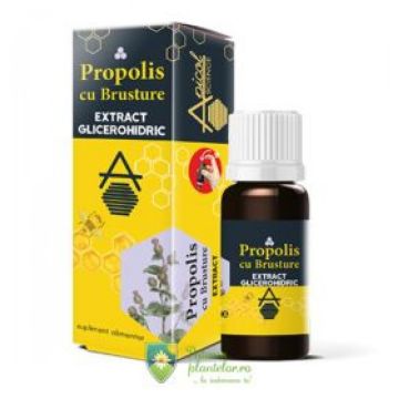 Propolis cu brusture extract glicerohidric ApicolScience 30 ml