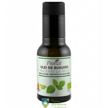 Ulei de busuioc macerat la rece Bio 100 ml