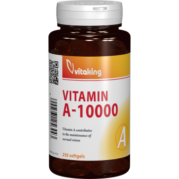Vitamina A 10.000UI 250 capsule gelatinoase