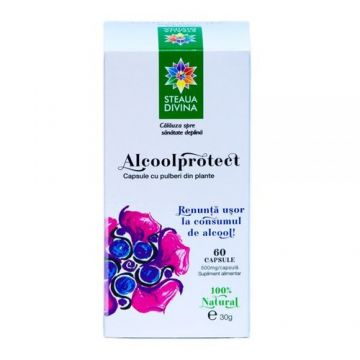 Alcoolprotect 500mg, 60 capsule | Steaua Divină