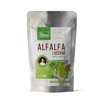 Alfalfa pulbere eco, 125g | Obio