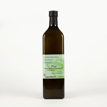 Aloe-Pur Gel Organic de Aloe Vera, Fără Pulpă, 1000ml | AquaNano