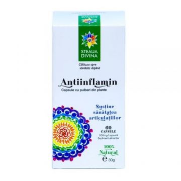 Antiinflamin 500mg, 60 capsule | Steaua Divină