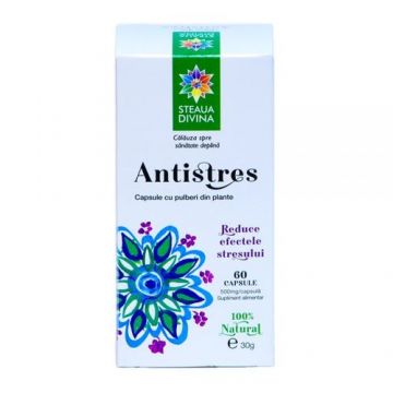 Antistres 500mg, 60 capsule | Steaua Divină