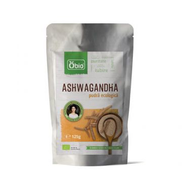 Ashwagandha pulbere eco, 125g | Obio