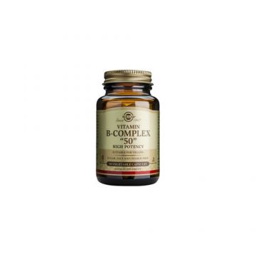 B-50 Complex de Vitamine B, 50 capsule vegetale | Solgar